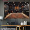 2D plane, 1 piece - A cozy corner of a music studio for the music festival theme