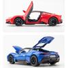 1/32 Diecast Alloy Model Car Miniature Maserati MC20 Supercar Metal Vehicle Ornaments Gifts for Children New Hottoy Red Toy Boys