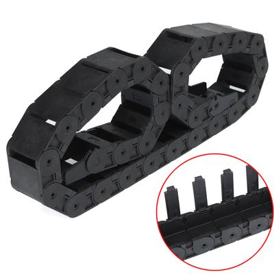 1 adet Yeni 1M 1000mm 40" Siyah Uzun Naylon Kablo Çekme Zinciri Tel Taşıyıcı R38 18*37mm