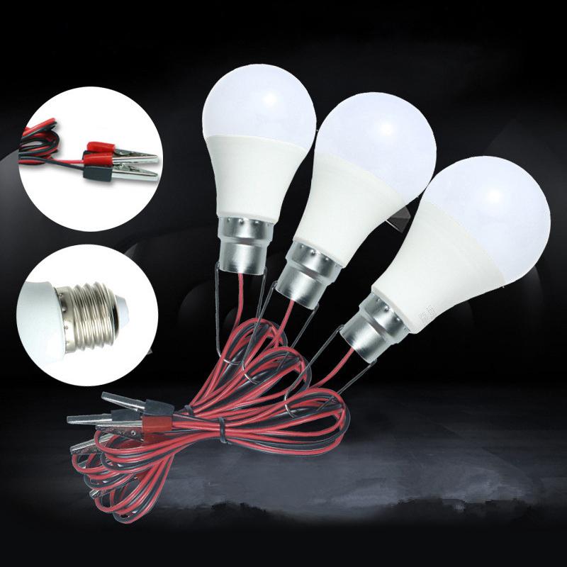 Led Bulb Dc 12V-85V 3W 5W 7W 9W 12W With 1.2M Wire Led Lamp 6500K Light Lamp For Home Decoration Led Lamp Home Decor