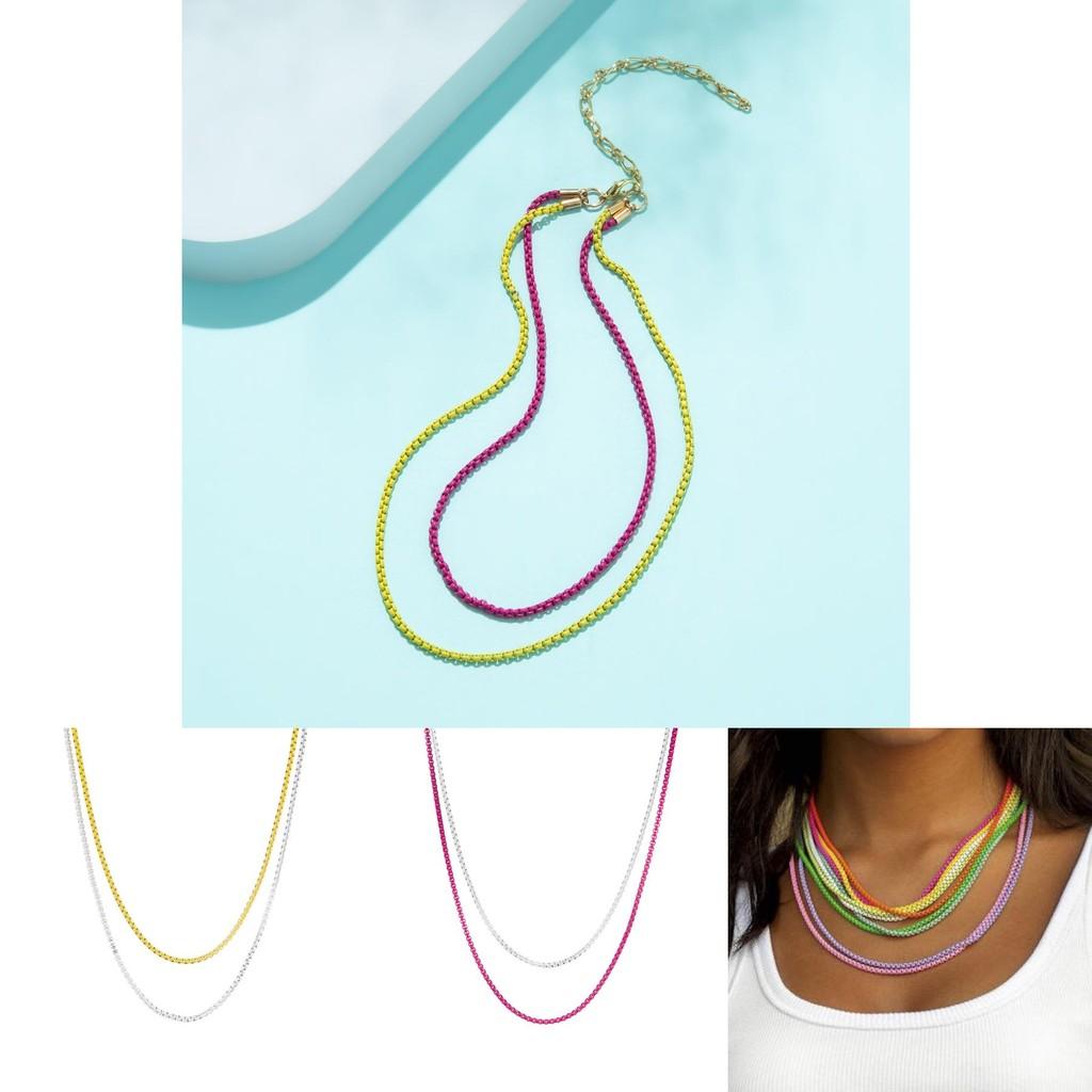 Trendy And Stylish Twotone Necklace With Eyecatching Shapes Ideal For Enthusiasts Fashion