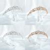 Elegant Rhinestones Bridal Crowns For Weddings Lightweight Metal Queen Crowns Headbands For Bride And Special Occasion
