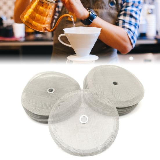 Coffee Filter Eco-friendly Anti-rust Stainless Steel Coffee Press Filter Mesh for 34-ounce KONE French Press