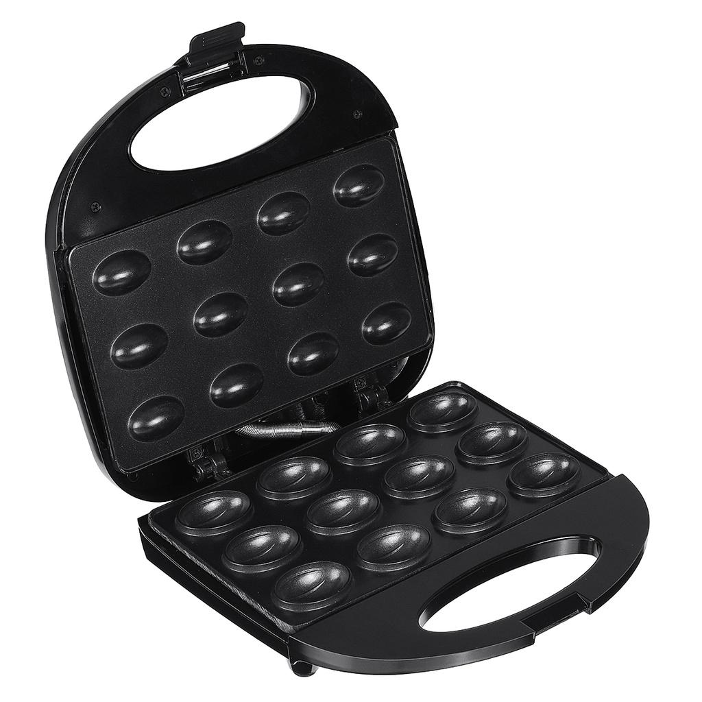 750W Sandwich Iron Toaster Baking Breakfast Pan Oven Mini Electric Walnut Cake Maker Automatic Nut Waffle Bread Machine