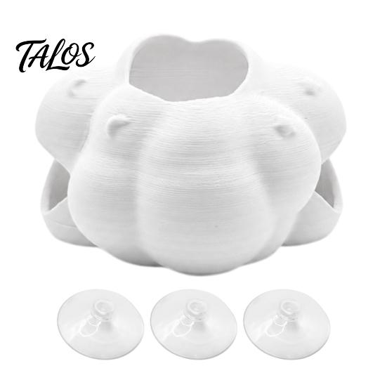 Aquatic Pet Habitat Cloud Shape Aquarium Cave, Betta Fish Hideout with Suction Cups, Cave Decor Decorative Shrimp for Tanks Cup Tank Accessories