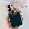 For Xiaomi Poco M6 Pro 4G Capa Case Transparent Soft TPU Slim Bumper Shell Love Heart Cute Cat Coque For Redmi Note 13 Pro 4G