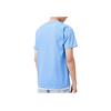 Anta Solid Color Letter Print Fitted Straight T-Shirt Men Tops Blue 152221127-2