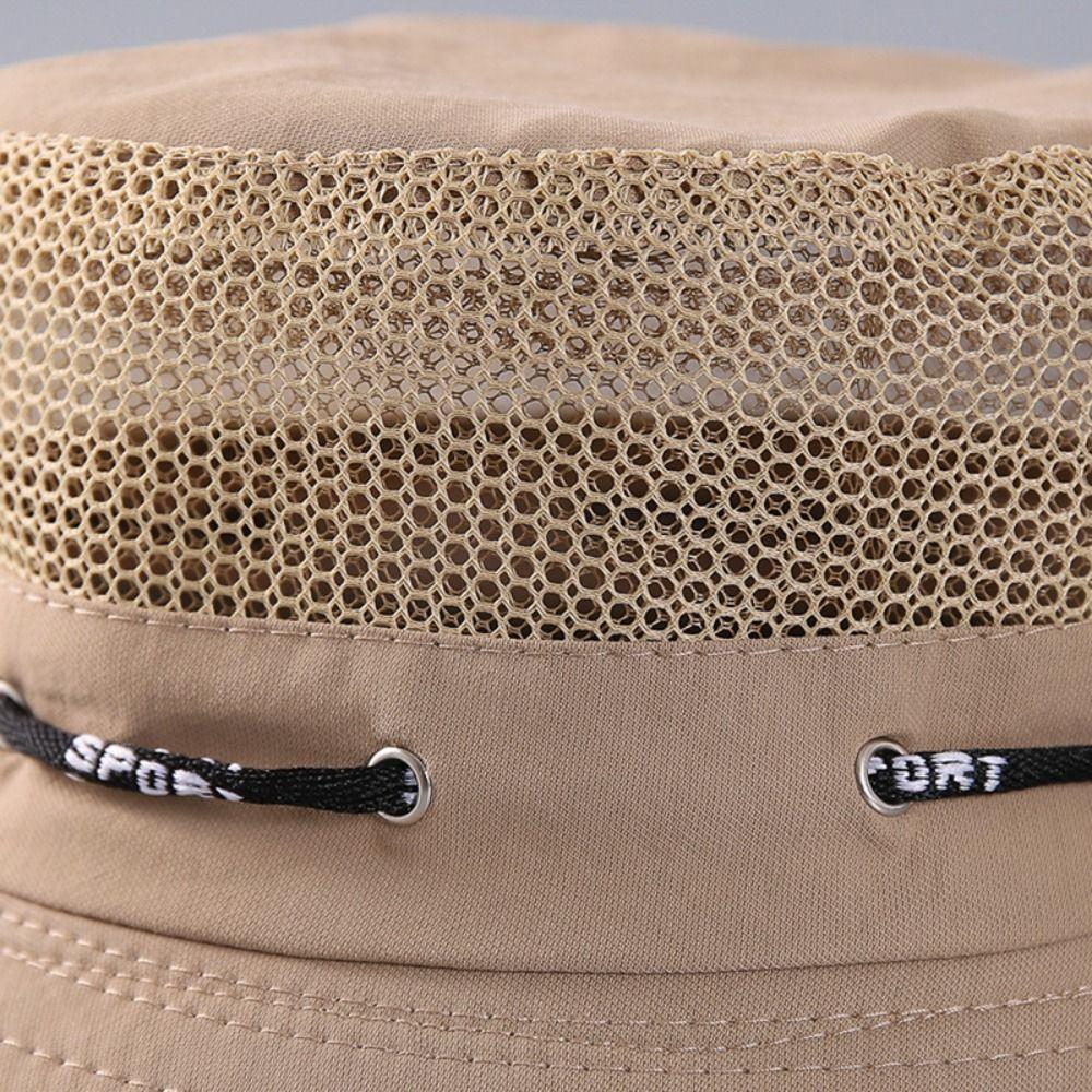 Quick-dry Fishing Bucket Hat Sweat-proof Sun Protection Bucket Hat Simple Fisherman's Hat  Summer
