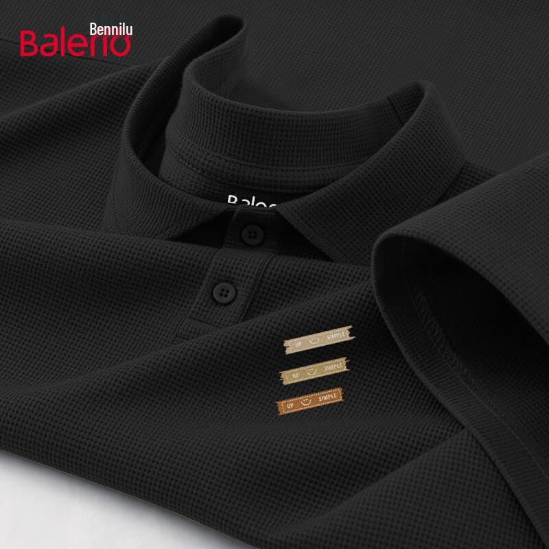 Baleno Men's Waffle Knit Polo Shirt
