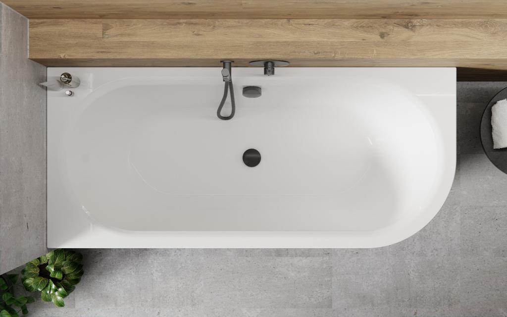 VEO light gold wall-mounted Besco shower faucet