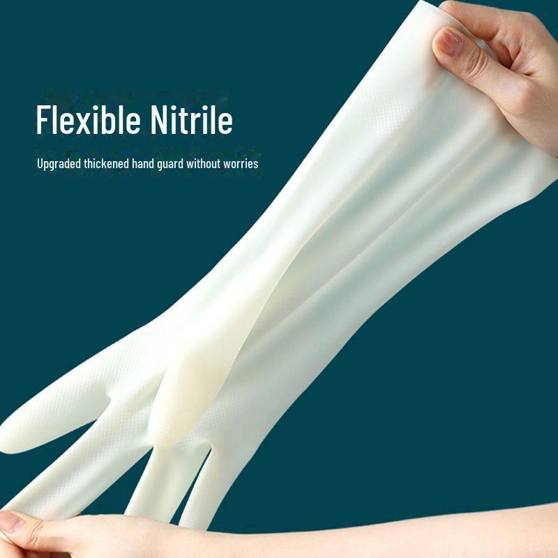 Food Grade Nitrile Dishwashing Gloves - Household Cleaning Kitchen Gloves