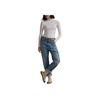 Polo Ralph Lauren Hem Small Pony Embroidered Solid Color Stretch Ribbed Folded High Neck Pullover Long Sleeve Sweater Slim Fit WMPOKNIN6820338-100