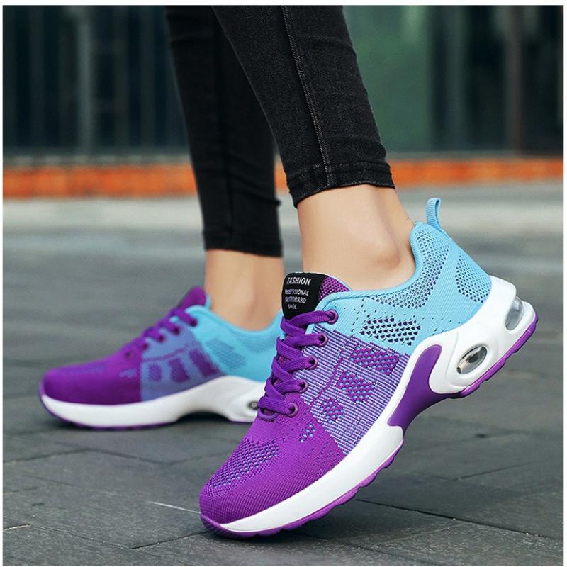 New Women'S Air Cushioned Sports Shoes, Walking Sports Casual Shoes, Breathable Gym, Jogging, Tennis Sports