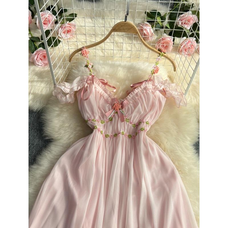 Erste Liebe Milch Süßer Rock Zartrosa Fee Rock Kaffeepause Unterwegs Prinzessinnenrock Super Fee Süßes Latzkleid