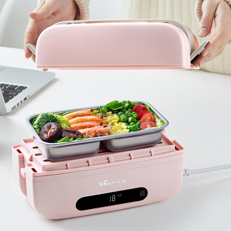 Portable Electric Lunch Box Rice Cooker Office Worker Student Automatic Heating Insulation Reservation Vacuum Seal