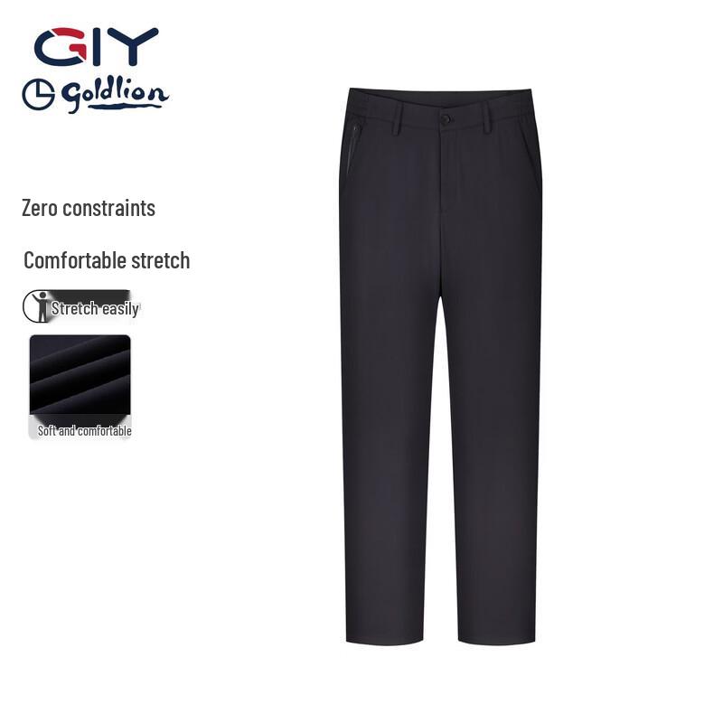 

Goldlion Men s 2026 Summer Breathable Slim Straight Casual Pants 30