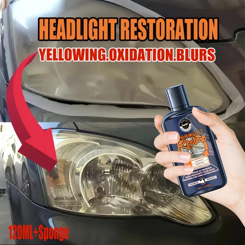 General Motors Headlight Repair Kit - Scratch Repair Agent, Removes Oxidation and Yellowing, UV Protection