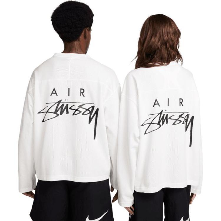 Nike X Stussy Long-Sleeve Top (Asia Sizing) Sail Unisex Tops White FJ9165-133