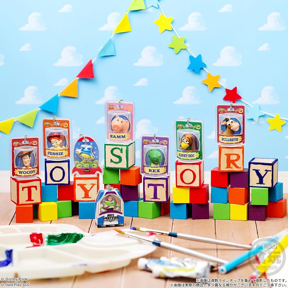 BANDAI TOY STORY Package Charm & Chocolate Snacks 10pcs Box