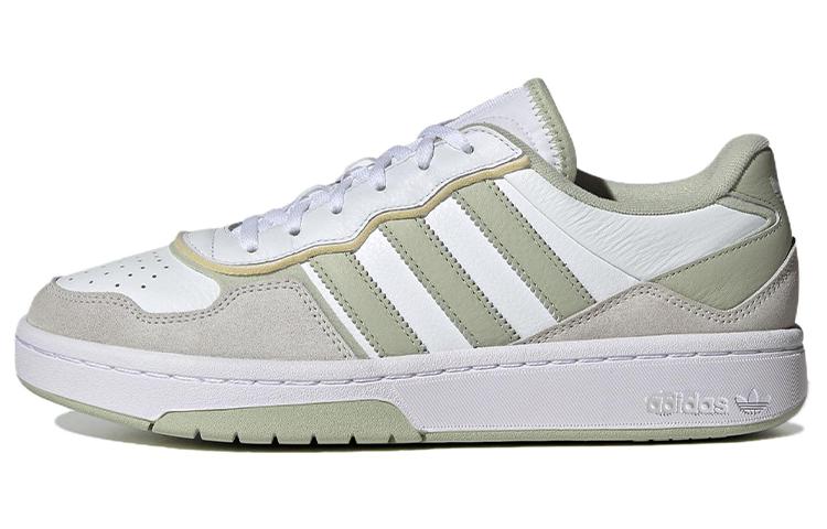 Adidas Originals Courtic Shoes  White Olive Green  ID6066 40