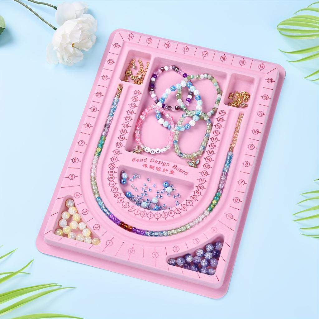 1 Plastic Material Jewelry Design Plate Suitable for Bracelet Necklace DIY Making