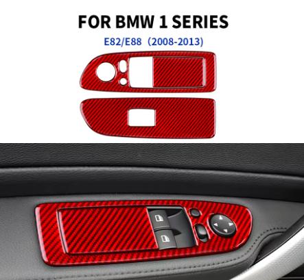 Sticker For BMW 1 Series E82 E88 2008-2013 Accessories Carbon Fiber Car Automatic Special Interior Trim Cover Sticker Styling