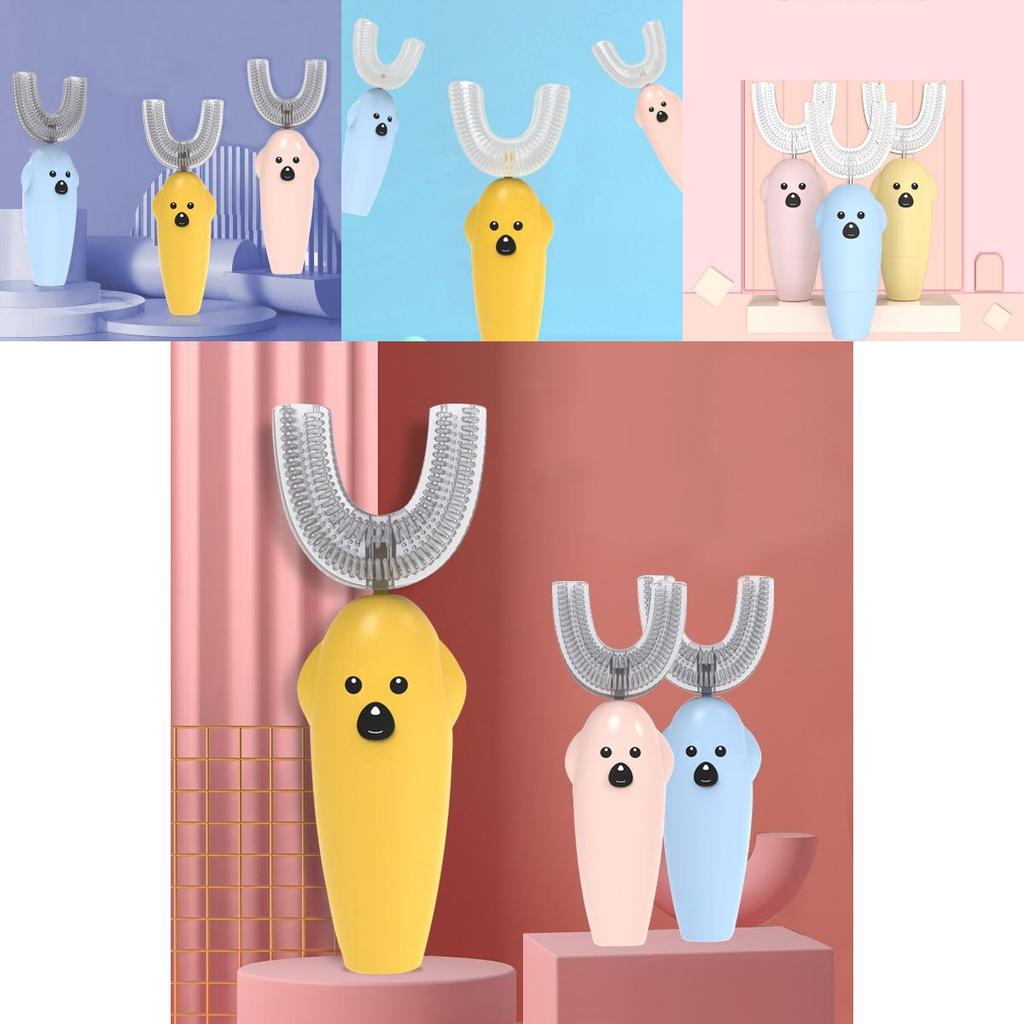 Gentle Electric Toothbrush For Kids Featuring Safe Silicone Design And Automatic Functionality