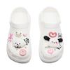 Crocs Crush Clog EVA Bubble Jellyfish Sweetheart Handkerchief Cute American Casual Personality Hole Shoes Unisex Black Pink White