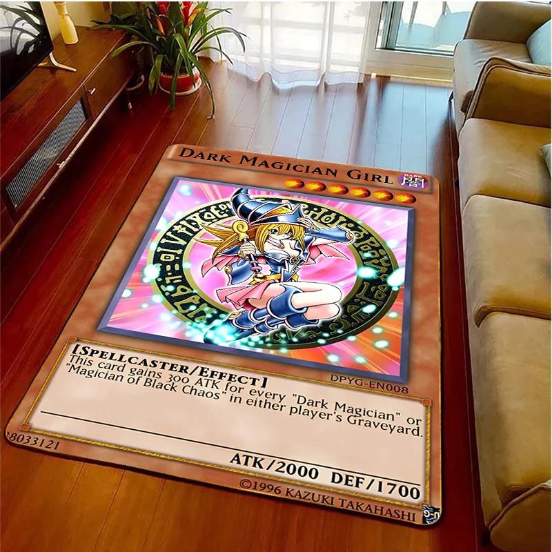 Dark Magician Carpet for Living Room Bedroom Rug Door Kitchen Kid Unslip Floor Mats Birthday gift photography props Alfombra Rug