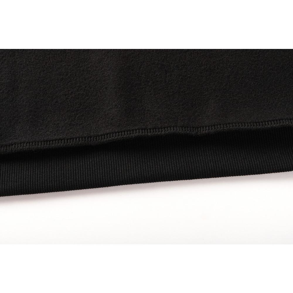 Men Hip Hop Double Hat Balaclava Hoodie Windproof Zipper Face Mask Sweatshirt Streetwear