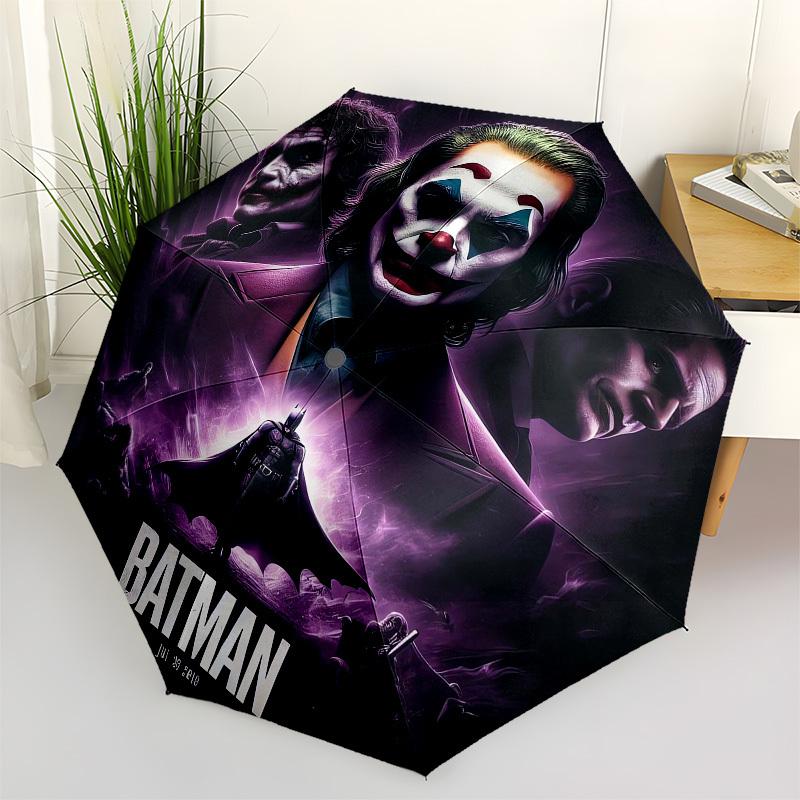 

1pc Batman: The Joker s Wild Ride Umbrella with Plastic Handle,Suitable for All Seasons Travel Outdoor Multi-functional UmbrellaDCS045