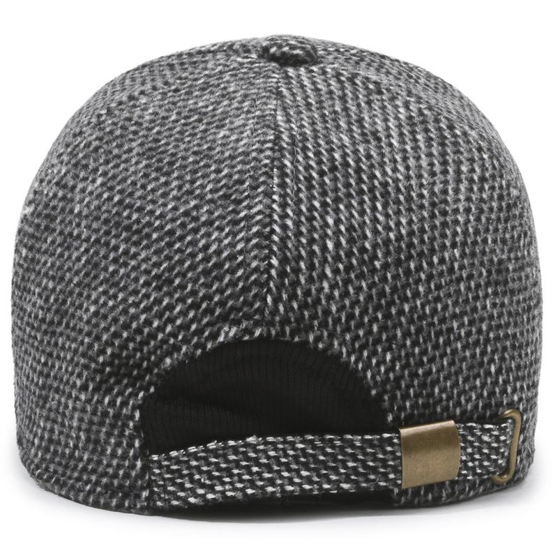 Autumn Winter Men Baseball Cap Warm Ear Protection Outdoor Sports Cap Ear Protection Cap