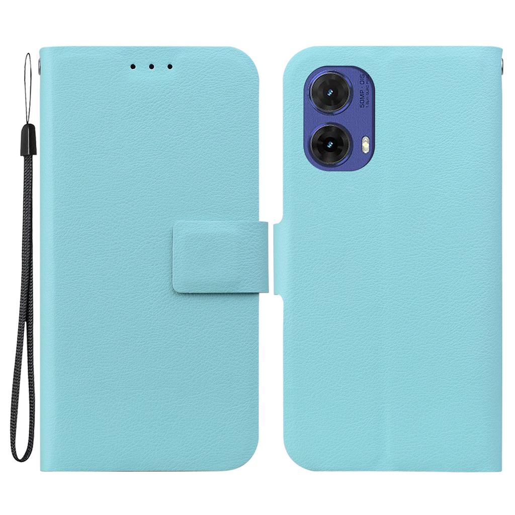 For Motorola Moto G85 5G Case Ultra-Thin PU Leather+TPU Phone Cover with Card Slot