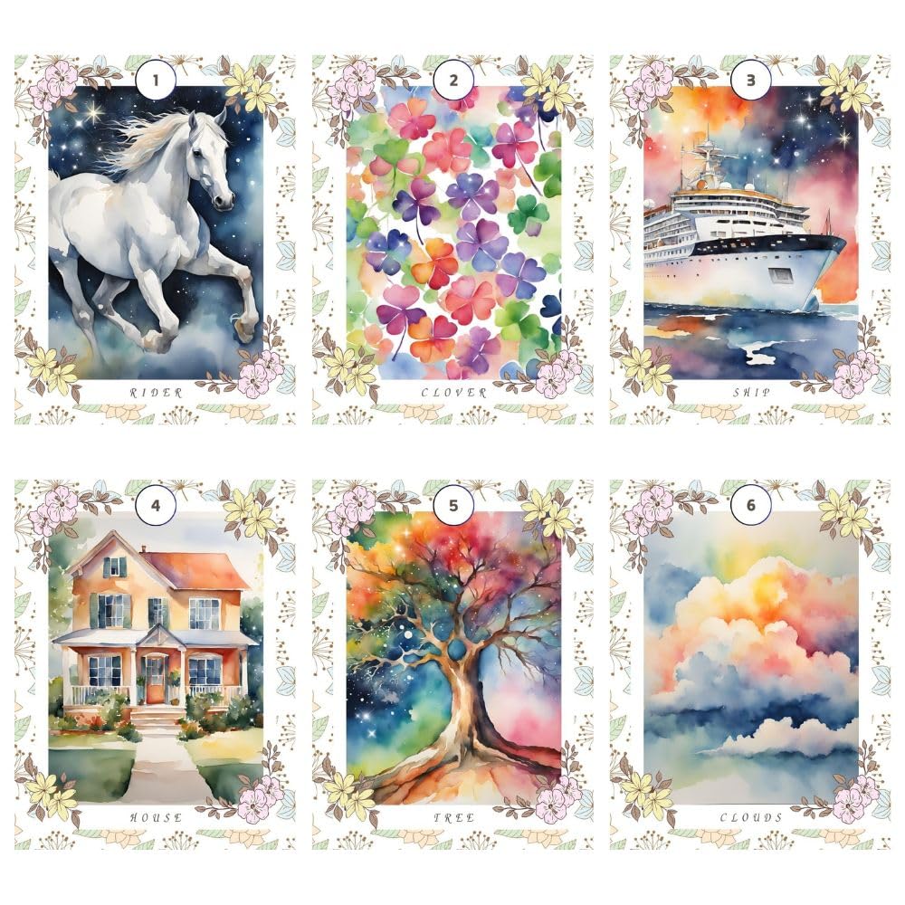 Galaxy Bouquet Lenormand Card  Miyo  38 Cards [Genuine]