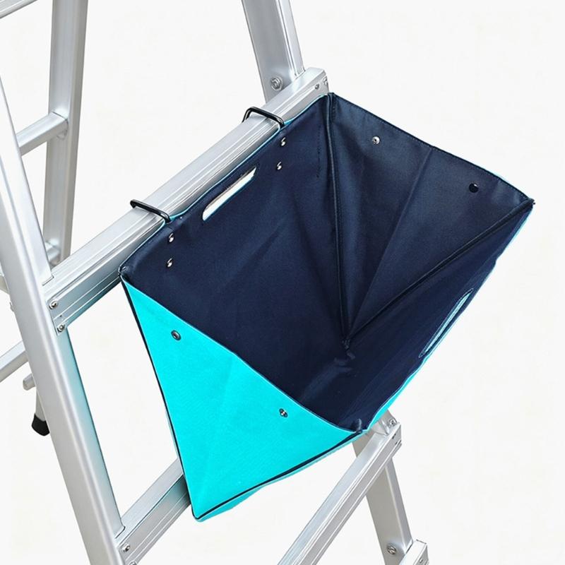 Portable Nylon Tool Bag With 5 Side Pockets Folding Tool Pouches For Easy Organization And Durability Construction