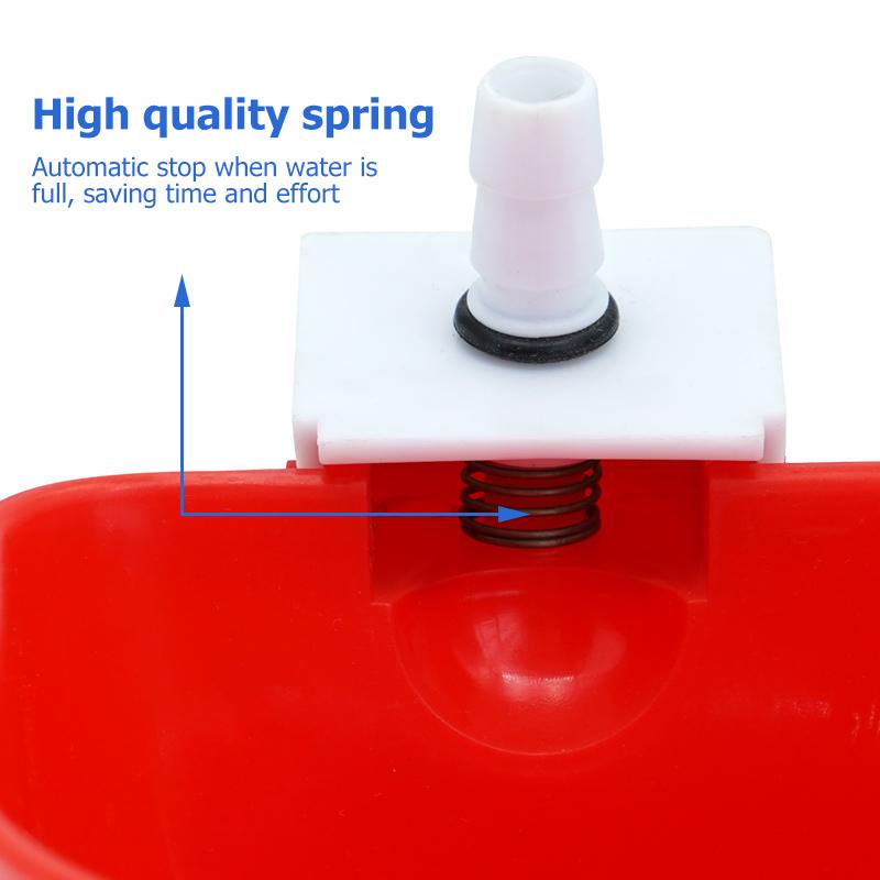 2Pcs Chicken Goose Duck Automatic Drinking Bowl Chicken Water Cup Waterer Bowl Farm Poultry Drinking Bowls Water Dispenser