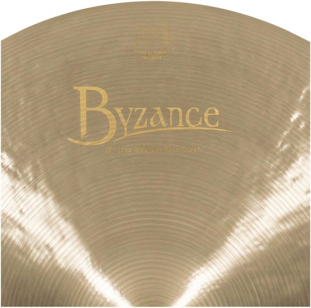 MEINL Cymbals Byzance Jazz Series Crash Cymbals Medium Thin Crash B17JMTC 17"