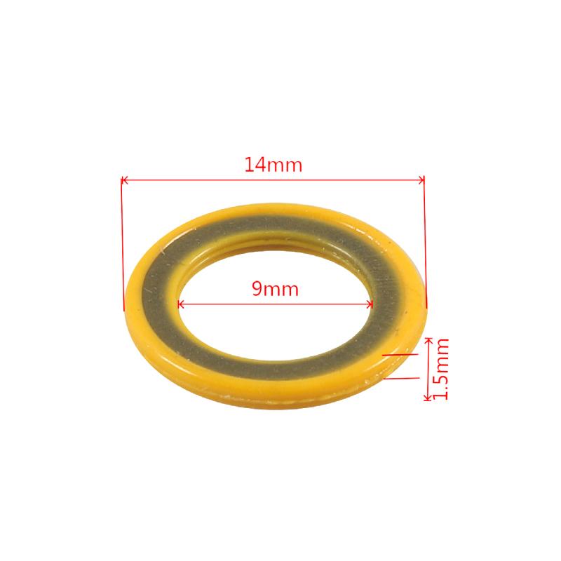 10X Gear Case Lube Oil Drain Plug Washer Gasket 26-830749 For Mercury Marine/Mercruiser Boat Parts Motor Boat