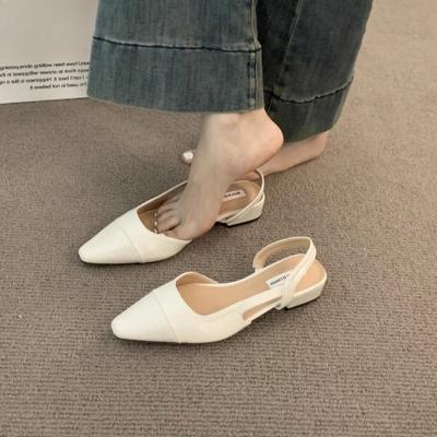 Fashionable Pointed-toe Sandals for Women's Casual Single Shoes