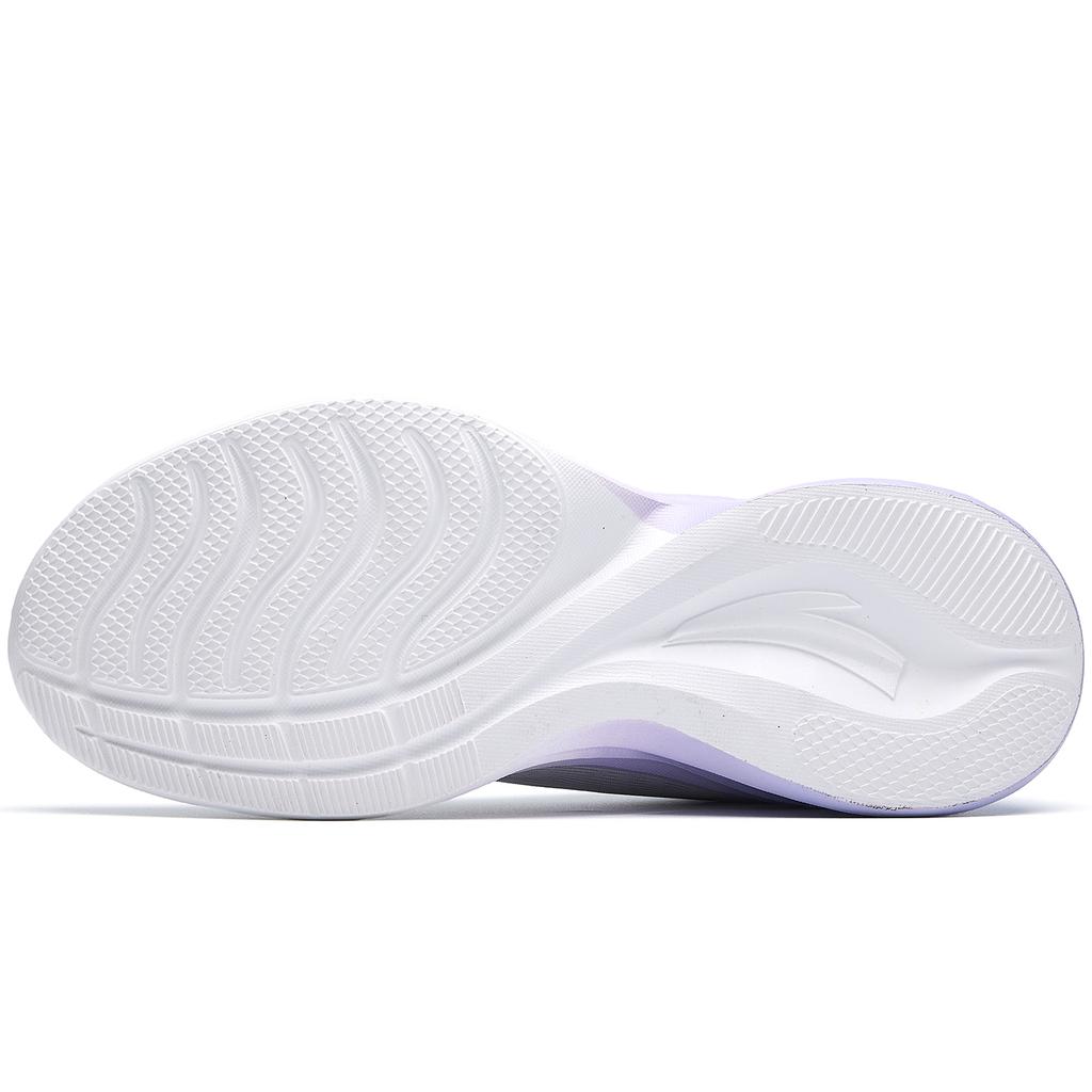 Anta Ling Yun 3 Cushioning Breathable Low top Casual City Commuting Running Shoes Women's White Purple Gradient 922625516Q-2