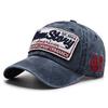 Hat Men's Washed Cloth Baseball Cap Patch Embroidery Cap Sun Hat Spring and Autumn Casual Hat