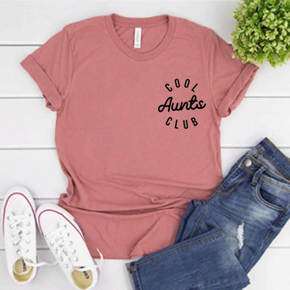 Cool Aunts Club T Shirt New Aunts Tshirt Favorite Aunt Shirt Tees Cool Aunt Gift From Niece Funny Cool Aunt Graphic T Shirts