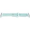 Bracelet for Apple Watch - MY-MONTRE - Teal/Turquoise - Perforated Silicone - 38/40/41mm - Pin-and-buckle Closure