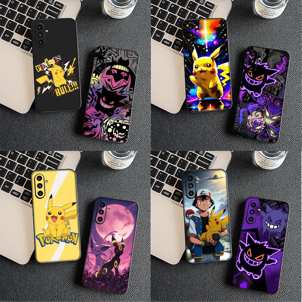 Phone Cover P-Pokemons GO Gengar P-Pikachus for Xiaomi Redmi Note 12 10 11 9 8 Pro 10C 12C 9T 9A Note11 Note12 5G 4G Soft Case