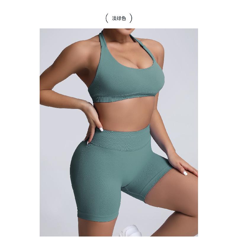 Seamless Matte High Waisted Yoga Shorts, Cinching And Lifting Hips, Tight Fitting Women'S Fitness Pants, Worn As Outerwear Running Shorts