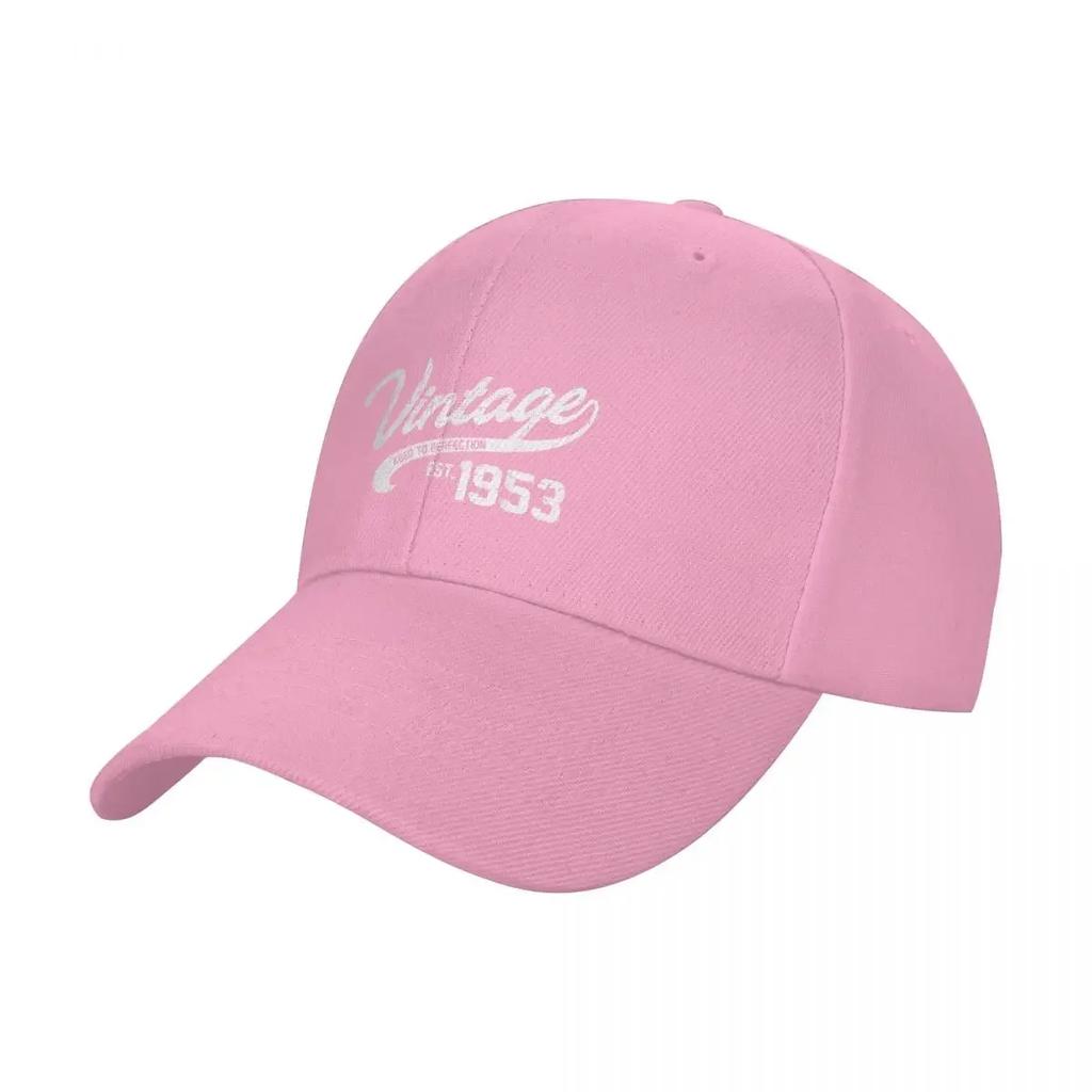 Vintage Made In 1953 Birthday Born In 1953 Baseball Cap Golf Wear Ball Cap winter hats for Unisex Unisex Luxury Brand Women's