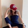 Fashionable Summer Vintage Baseball Cap With English Letter Embroidery For Women