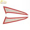 Compatible with 19 Navigator/MKX Models, Rear Window Triangle Panel Stainless Steel Decorative Stickers.