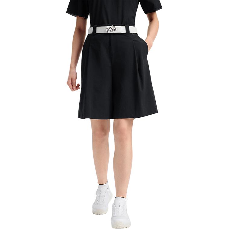Fila Golf Series Simple Comfortable Woven Casual Shorts Women Shorts A11W635811F-BK