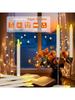 24 Pcs Flameless Taper Candles in Candleholders With Remote Timer , LED Candlesticks Flickering, Battery Operated Candles,